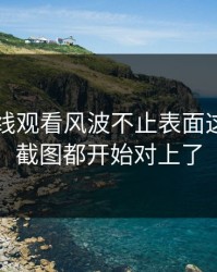 51网在线观看风波不止表面这些，连截图都开始对上了