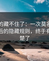 这回真的藏不住了：一次莫名其妙的退款背后的隐藏规则，终于有人讲清楚了