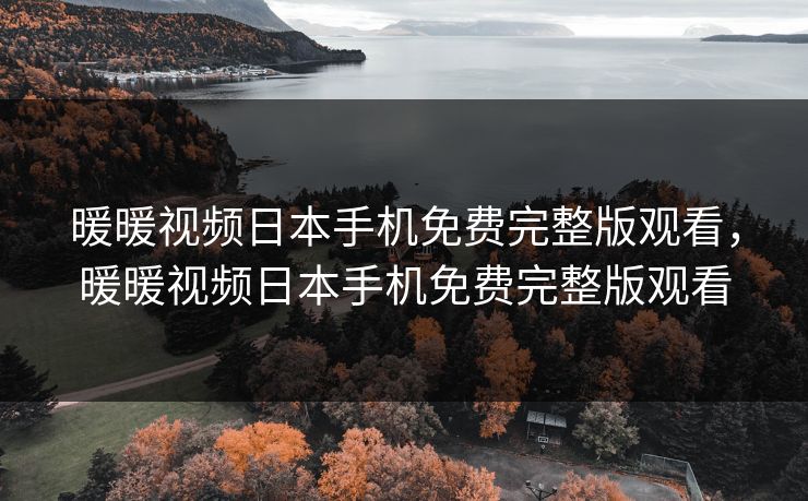 暖暖视频日本手机免费完整版观看，暖暖视频日本手机免费完整版观看